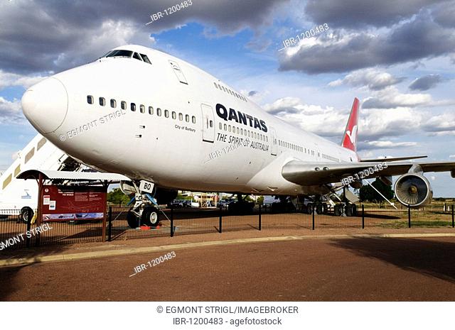 Boeing 747 at Qantas Founders Museum, Longreach, Queensland Outback, Australia