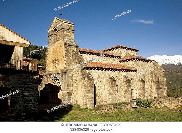 Romanesque church of Santa Maria la Real, Piasca, Liebana, Picos de Europa National Park, Cantabria, Spain