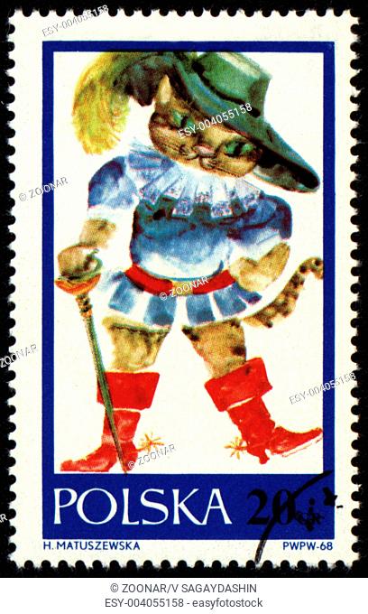 POLAND - CIRCA 1968: a stamp printed in Poland