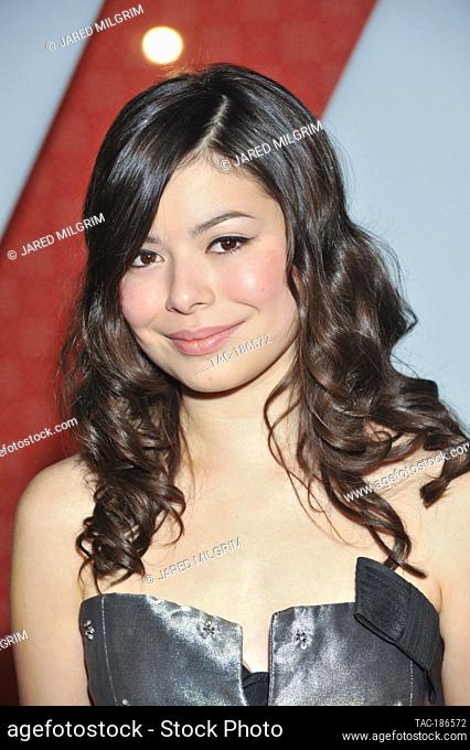 Actress Miranda Cosgrove attends arrivals for the 6th annual Teen Vogue Young Hollywood Party at Los Angeles County Museum of Art on September 18
