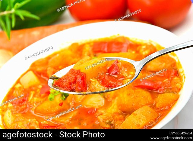 soup, vegetable soup