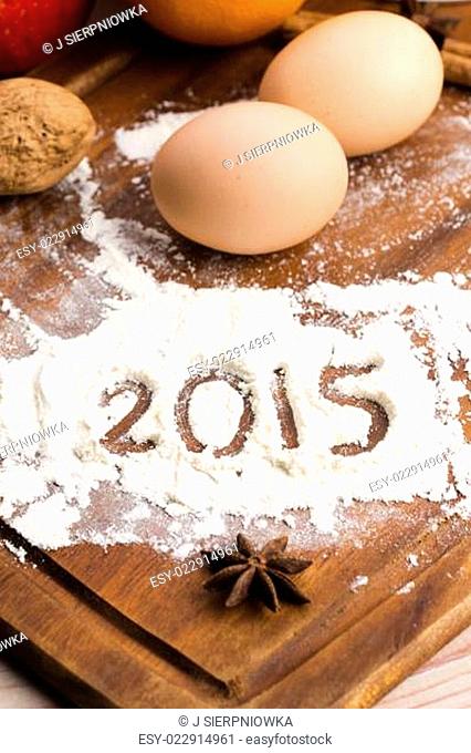 The inscription on the flour - 2015