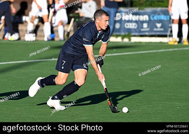 Oree's John-John Dohmen pictured in action during a hockey game between Royal Royal Oree HC and KHC Dragons, Sunday 13 November 2022 in Brussels