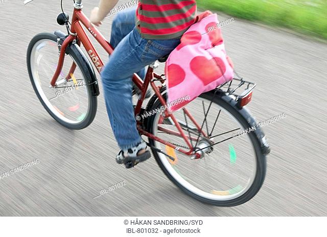 Girl on bike MR