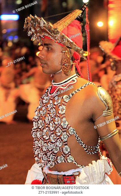 Sri Lanka; Colombo, Navam Perahera, festival, kandyan dancer,
