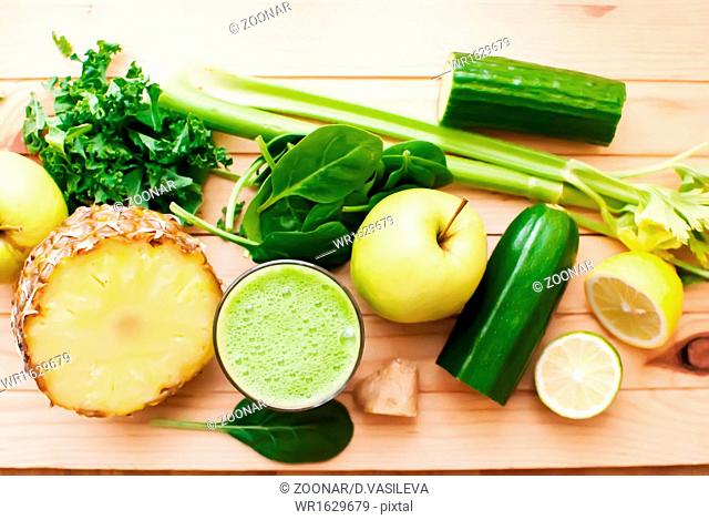 healthy green detox juice