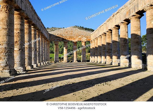 Italy, Sicily, Segesta, The temple 5th C BC