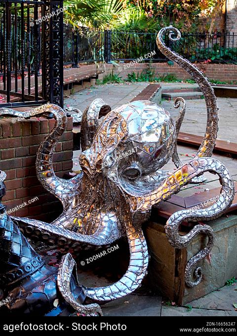 Leigh Dyer's Octopus Attacking a Rook in Hastings