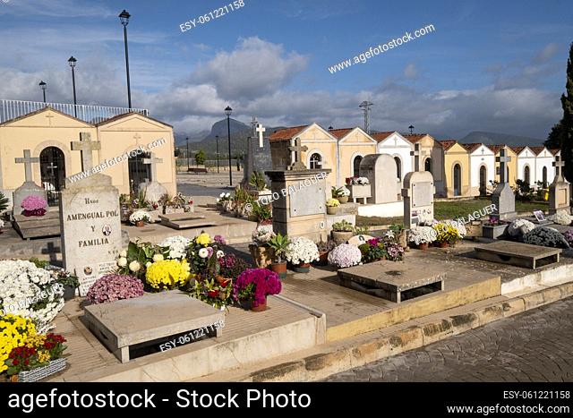 Consell Cemetery, Mallorca, Balearic Islands, Spain