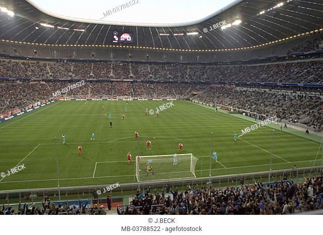 Germany, Upper Bavaria,  München-Fröttmaning, Fußballstadion, Alliance arena, Pre-opening, no property release, Europe, Bavaria, stadium, sport stadium