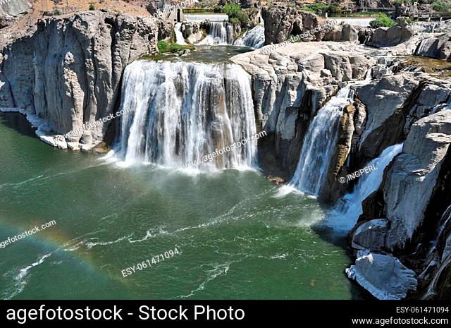 View of scenic Shoshone Falls in Idaho, USA