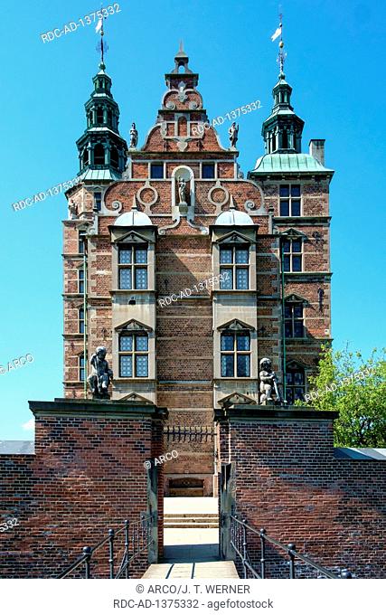 royal palace Rosenborg Castle in Copenhagen, Denmark