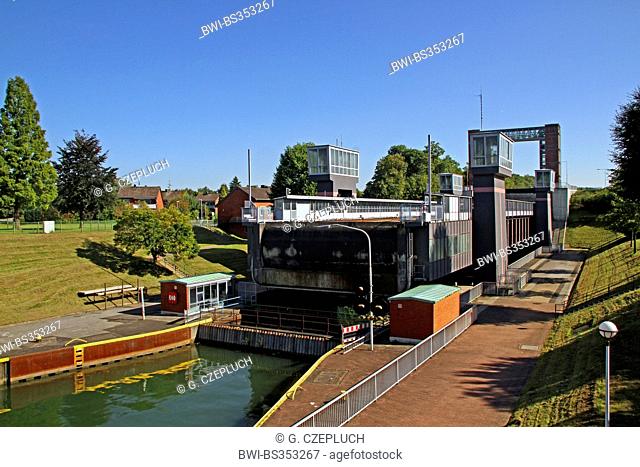 Henrichenburg boat lift 'The new boat lift', Germany, North Rhine-Westphalia, Ruhr Area, Waltrop