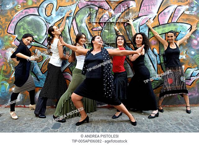 Europe, Spain, Andalucia, Andalusia, Seville, Flamenco dance culture and tradition, Pena Cultural Flamenca Torres Macarena cultural club, Carmen Ledesma