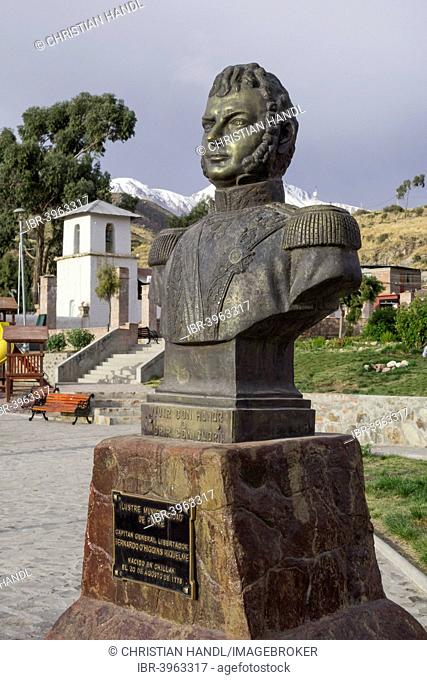 Monument to Bernardo O'Higgins Riquelme, Putre, Arica y Parinacota Region, Chile
