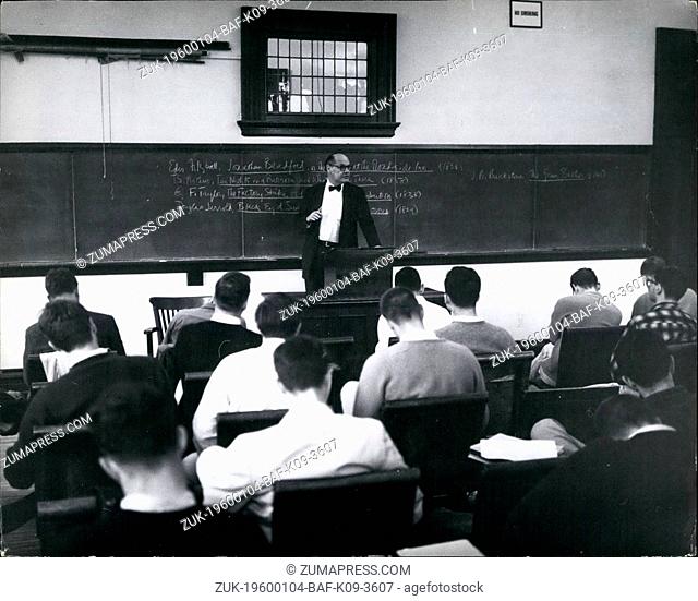 1968 - English literature class in McCosh Hall, Princeton University. (Credit Image: © Keystone Pictures USA/ZUMAPRESS.com)