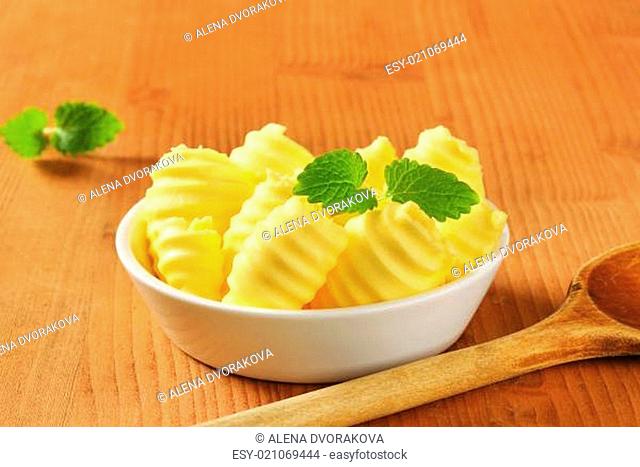 Bowl of butter curls