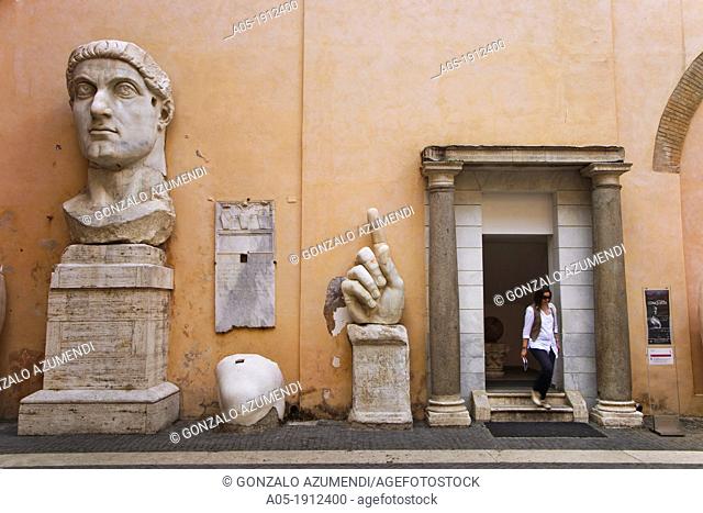 The emperor Constantino, Capitoline Museum, Rome, Lazio, Italy