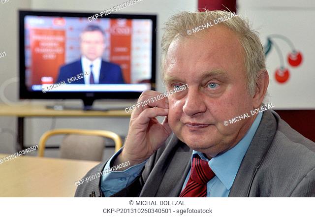 ***FILE PHOTO*** Czech MEP Miloslav Ransdorf (Communists, KSCM) died at the age of 62 in Prague, Czech Republic, January 22, 2016