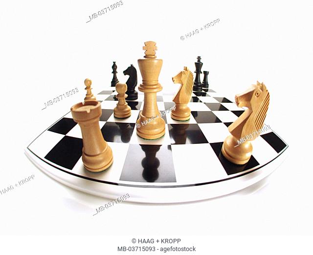 Chess game    Game, board game, game figures, chess, chessboard, figures, chesspieces, wood figures, black, white, king, kings, farmers, farmers, jumpers, horse