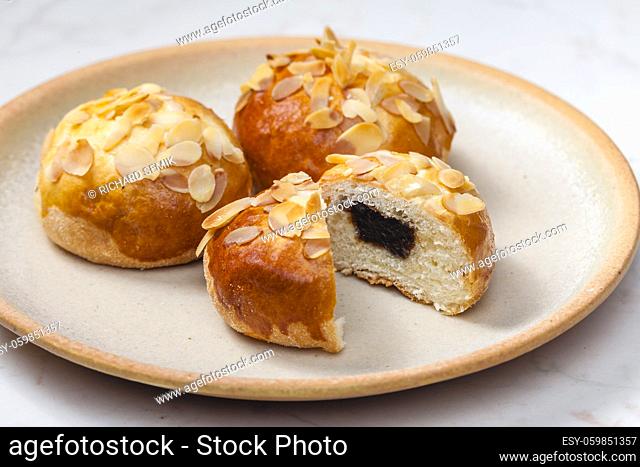 almond pastry filled with plum jam