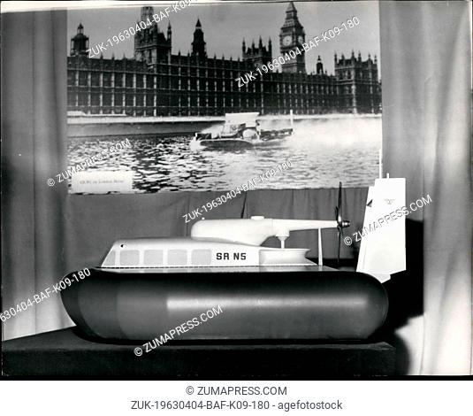 Apr. 04, 1963 - Important Breakthrough In Hovercraft Development: the Westland Aircraft Company have announced an important breakthrough in the development of...
