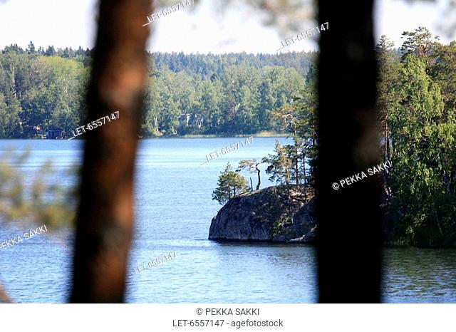 Lake scenery from Lohja, Southern Finland
