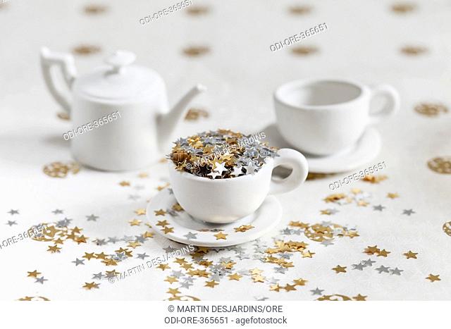 Teapot cups spangles