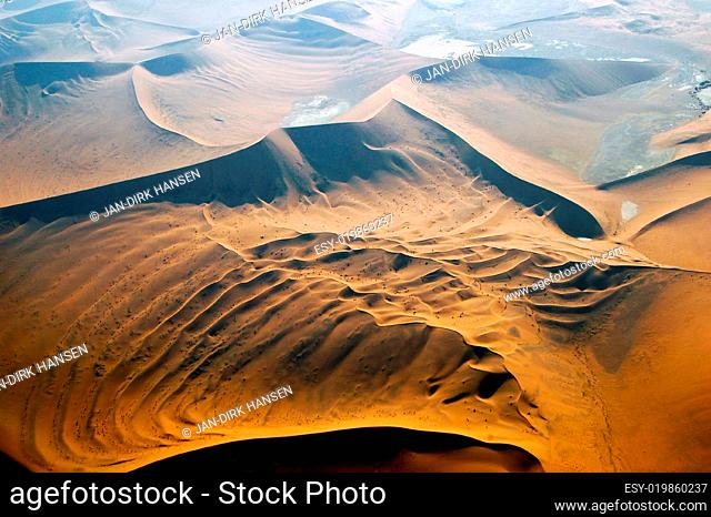 Luftaufnahme der Namib-Wüste, Namibia