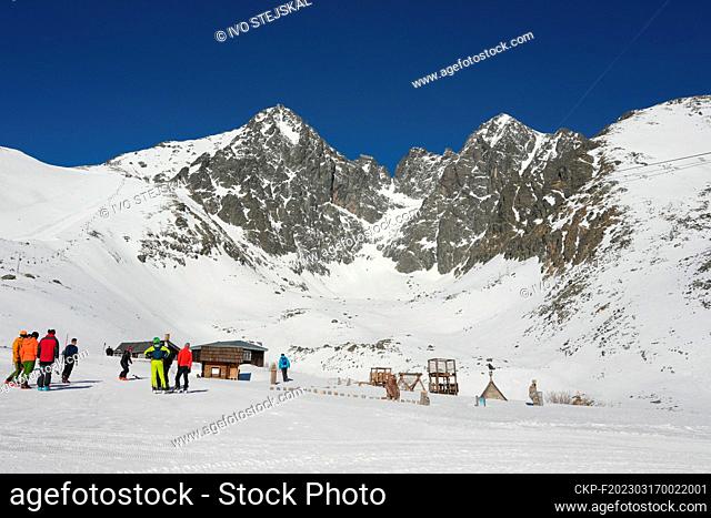 Lomnicky stit (Lomnicky Peak), Vysoke Tatry (High Tatras), Slovakia, March 17, 2023. (CTK Photo/Ivo Stejskal)