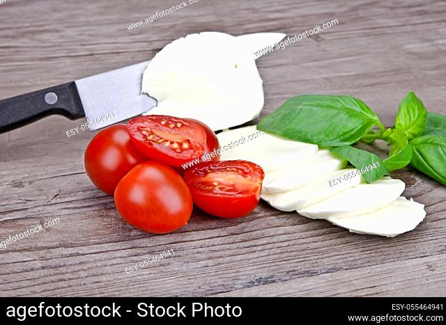 tomato, mozzarella, caprese