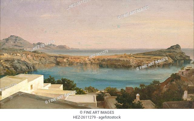 Lindos, Rhodes, ca 1860-1870. Artist: Leighton, Frederic, 1st Baron Leighton (1830-1896)