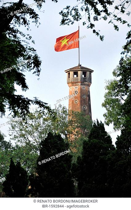 Cot Co Flag Tower, Museum of Military History, Hanoi, Vietnam, Southeast Asia