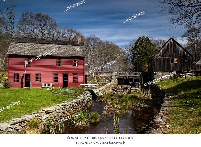 USA, Rhode Island, Saunderstown, Gilbert Stuart Birthplace, home of early American painter