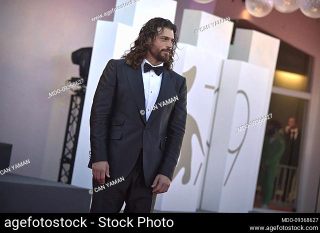Turkish actor Can Yaman at the 79 Venice International Film Festival 2022. Il signore delle formiche red carpet. Venice (Italy), September 6th, 2022