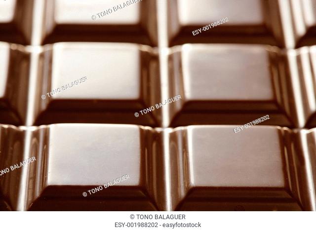 Chocolate brown bar, squares texture