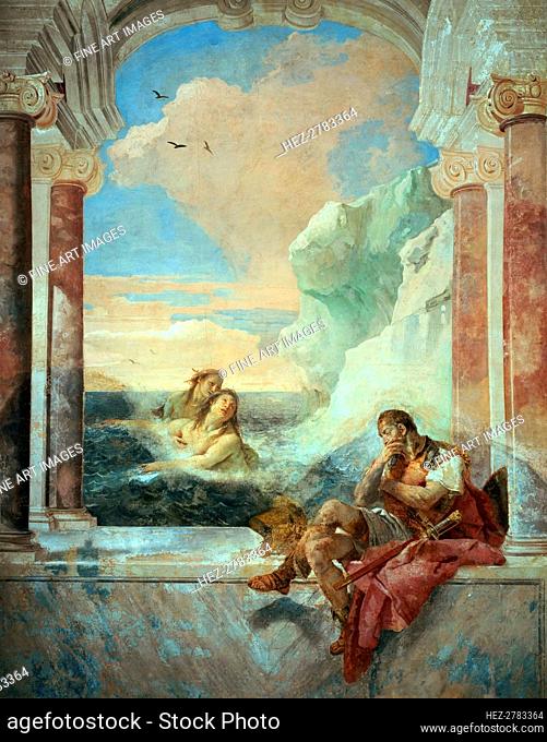 Thetis Consoling Achilles, 1757. Creator: Tiepolo, Giambattista (1696-1770)