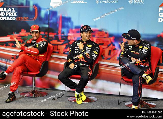 #55 Carlos Sainz (ESP, Scuderia Ferrari), #11 Sergio Perez (MEX, Oracle Red Bull Racing), #1 Max Verstappen (NLD, Oracle Red Bull Racing)