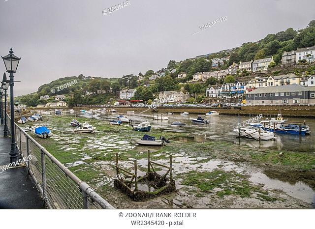 Looe river at low tide