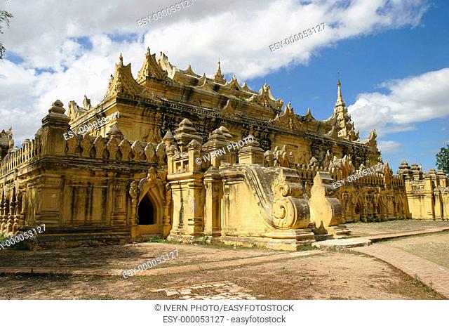 Maha-Aungmye Bonzan Monastery (1818). Inwa (Ava). Mandalay Division, Myanmar