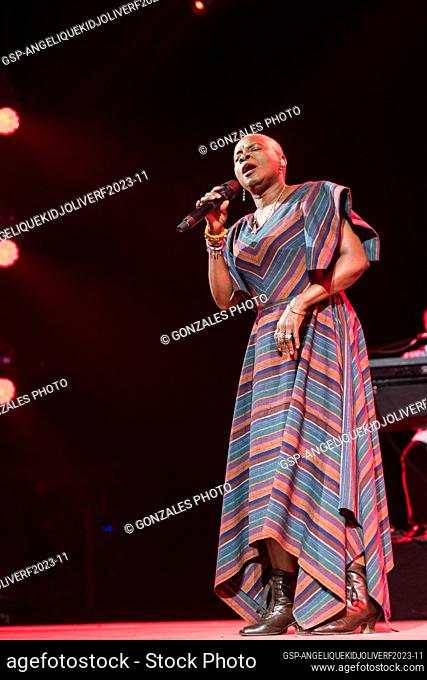 Roskilde, Denmark. 01st, July 2023. The Beninese-French singer and songwriter Angelique Kidjo performs a live concert during the Danish music festival Roskilde...