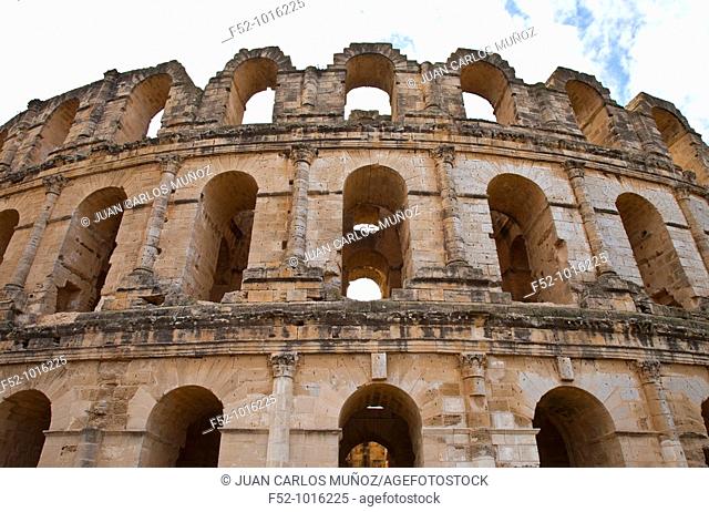 Roman Coliseum of El Djem. Tunisia. Africa