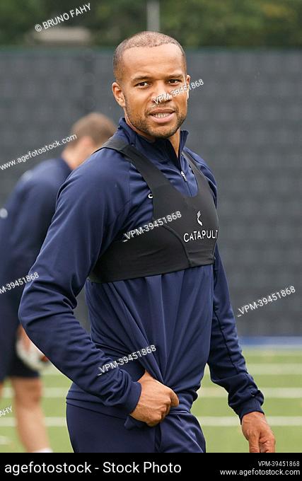 Gent's Vadis Odjidja-Ofoe pictured during a training session of Belgian soccer team KAA Gent, Wednesday 17 August 2022 in Gent