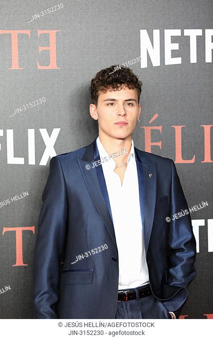 Actor, ARON PIPER. Premiere of the Élite series, which premieres Netflix -it is its second Spanish original series- this Friday, October 5