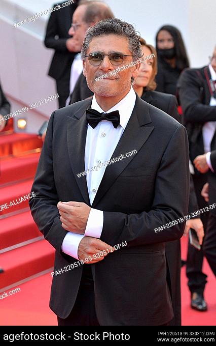 17 May 2022, France, Cannes: The actor Pascal Elbe attends the screening of ""Final Cut"" (original title: ""Coupez!"") and the Opening Ceremony Red Carpet...
