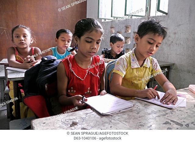 Primary school for disadvantaged children, Notre Dame University, Dahka, Bangladesh