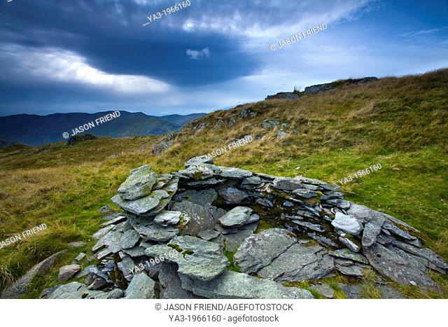 England, Cumbria, Lake District National Park. Place Fell on Patterdale Common in the North-Eastern Lake District near Ullswater