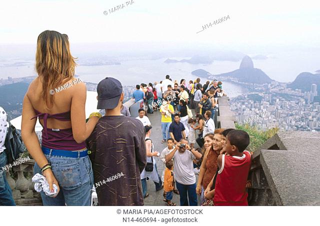 View from the Corcovado, Rio de Janeiro. Brazil, 2005