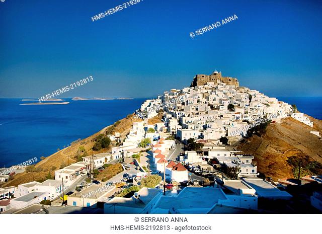 Greece, Aegean, Dodecanese, Astypalea island, Astypalaia island, the island's chora