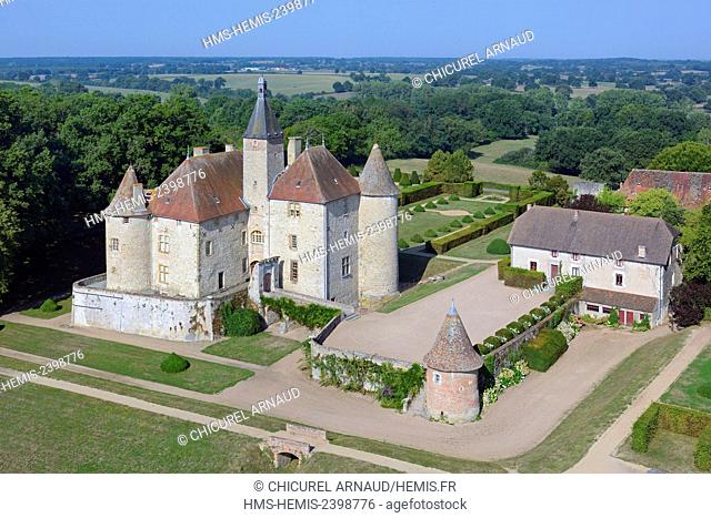 France, Allier, Saint Pourçain sur Besbre, the castle of Beauvoir